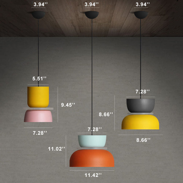 Scandi Glow Hanglamp – Kleurrijk Design, Modern en Energiezuinig