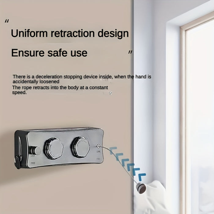 Inklapbare Dubbele Waslijn – Compact en Sterk