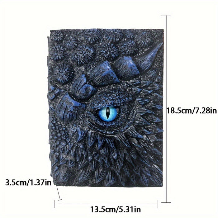 Fantasy Notitieboek met Draaksoog – Robuust en Kunstzinnig