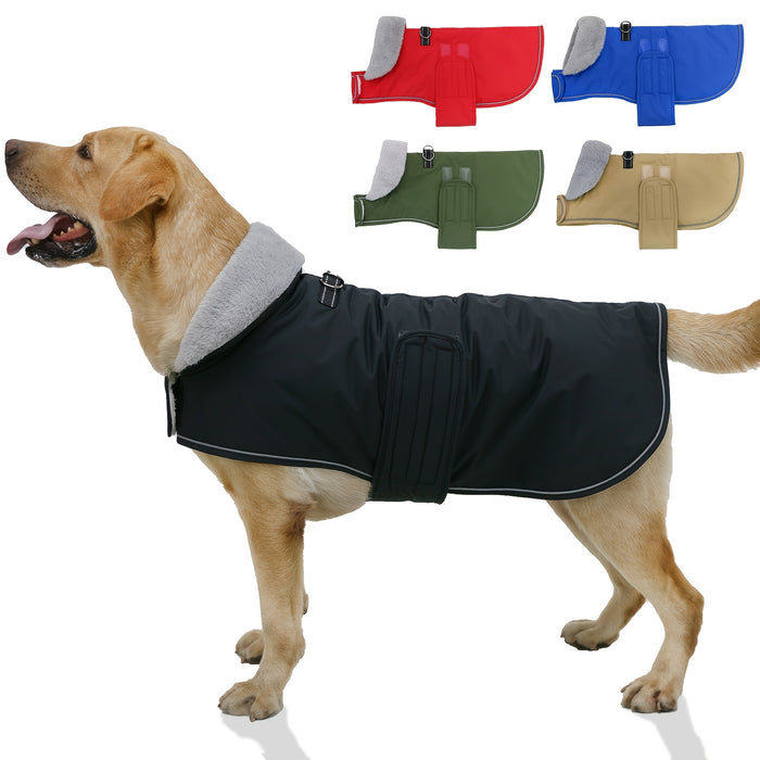 Manteau pour chien avec doublure chaude pour différentes races, usage hivernal