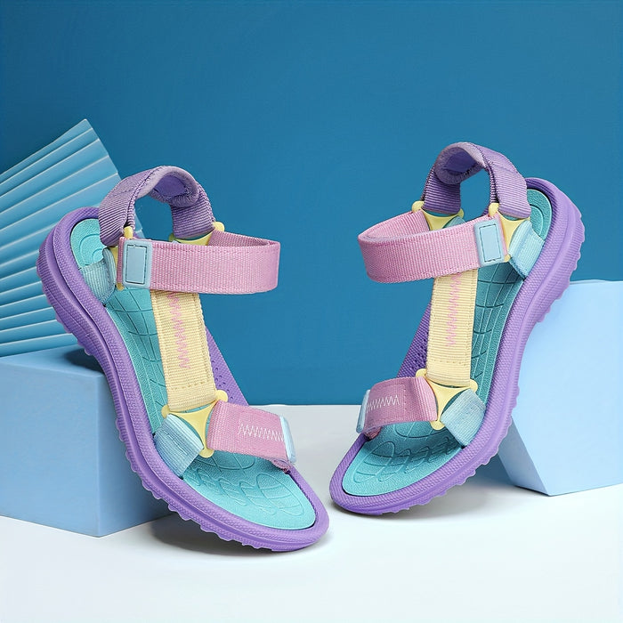 Comfortabele Kindersandalen voor Meisjes met Verstelbare Banden en Lichtgewicht Zool