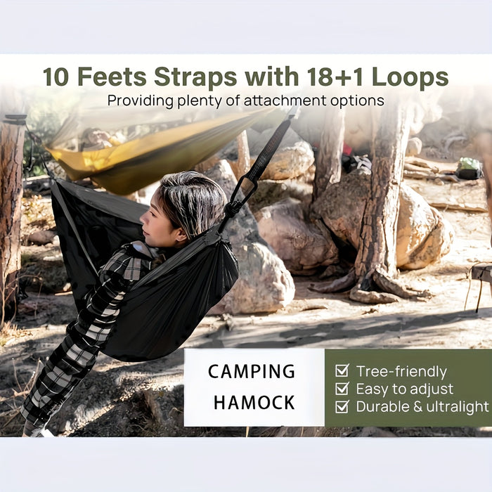Outdoor Nylon Hangmat – Flexibel en Lichtgewicht voor Elk Avontuur