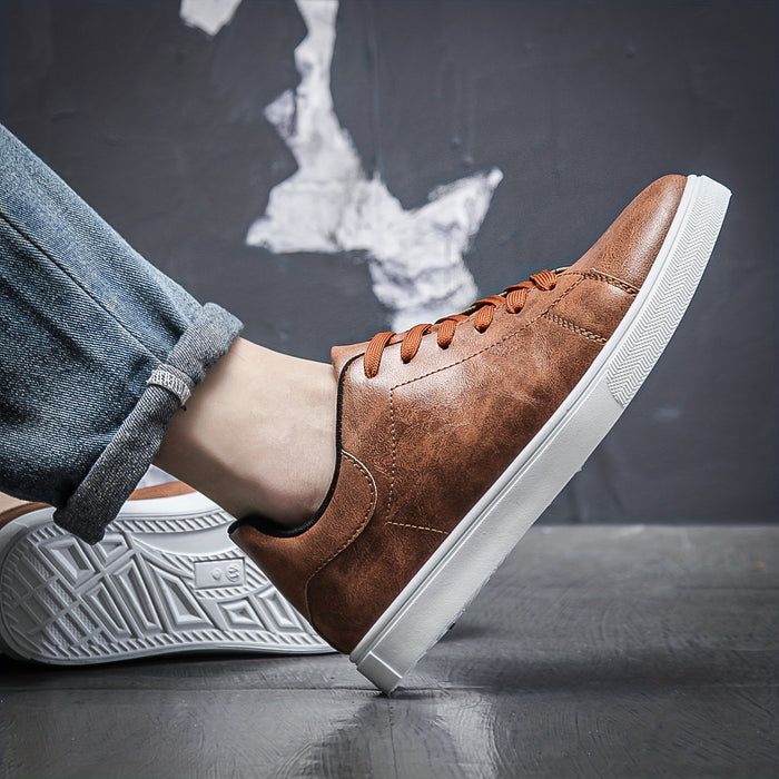 Heren Casual Sneakers met Veters – Comfortabel en Modern voor Lente en Zomer