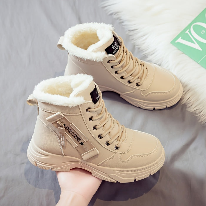 Winter Comfort Boots voor Dames – Warme Enkellaarzen met Stijlvol Design