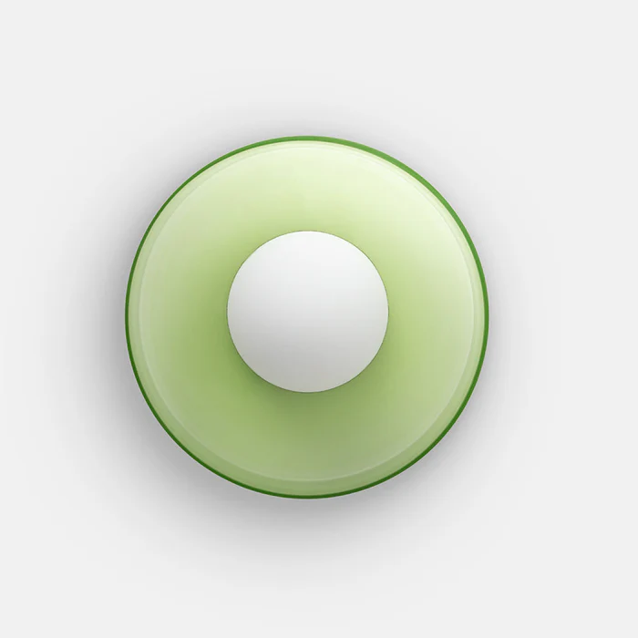 Moderni Pyöreä Lasinen Kattoledivalaisin – Elegantti ja Ajaton Muotoilu