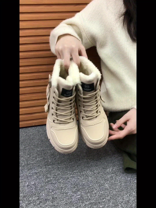 Winter Comfort Boots voor Dames – Warme Enkellaarzen met Stijlvol Design