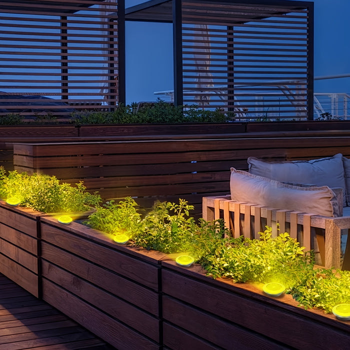 Solar Grondspotverlichting – Geometrisch RVS Ontwerp voor Tuinen en Paden