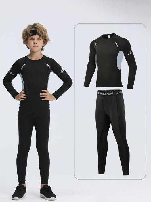 Active Motion termiskt sportset för pojkar – varmt, bekvämt och prestationsinriktat