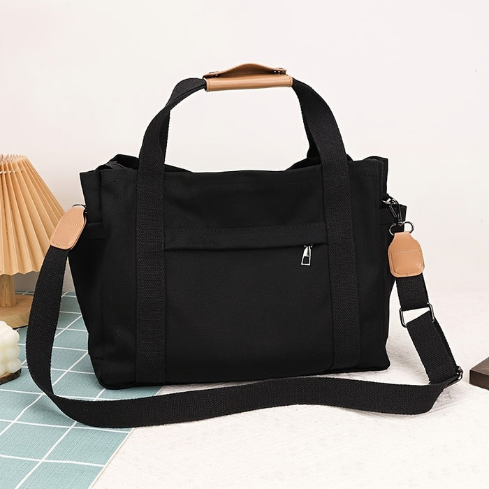ComfortCarry Dames Tote Tas – Lichtgewicht met Afneembare Band en Veel Opbergruimte