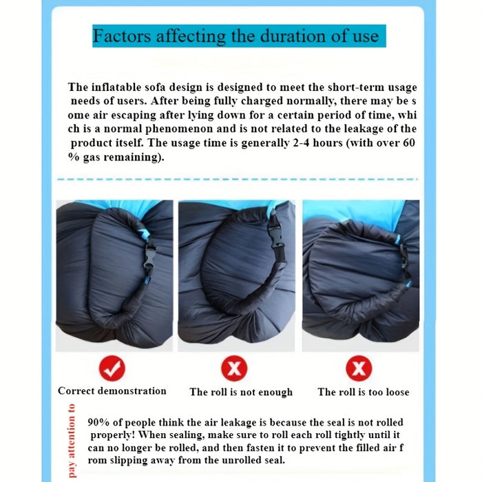 Opblaasbare Outdoor Bank – Comfort en Gemak voor Elke Avontuur