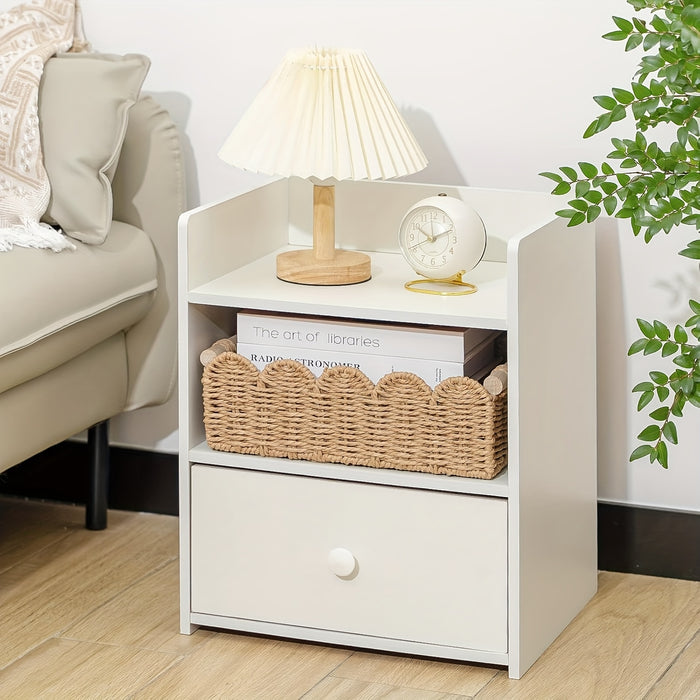 Boho vævet opbevaringskurv med viftekant – dekorativ og praktisk til ethvert interiør 