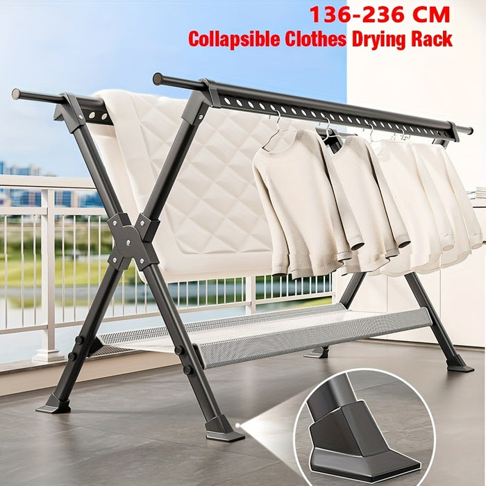 FlexiDry Kledingdroogrek – Opvouwbaar en Ruim met 36 Winddichte Gaten