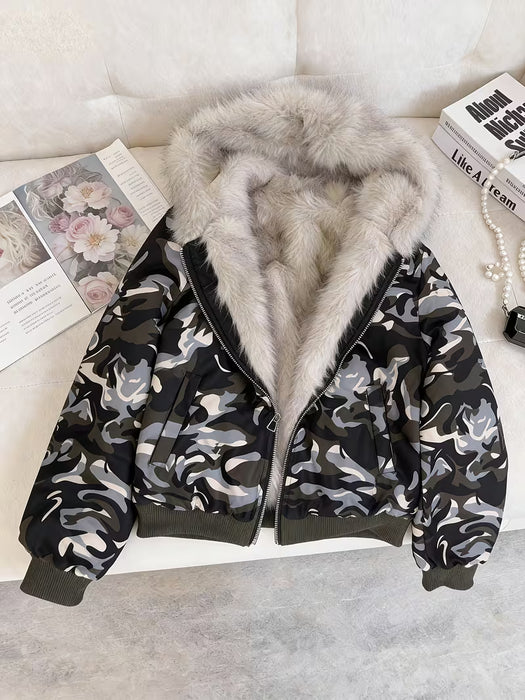 Damebomberjakke med kunstpels – elegant og varm til enhver sæson