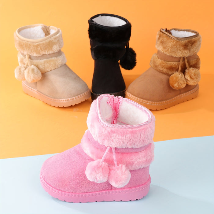 Schattige Pluche Boots voor Meisjes - Voor Warmte en Comfort