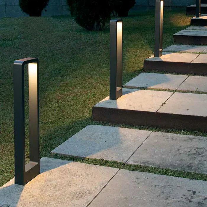 Minimalistinen LED-puutarhavalaisin moderneihin puutarhoihin ja polkuihin