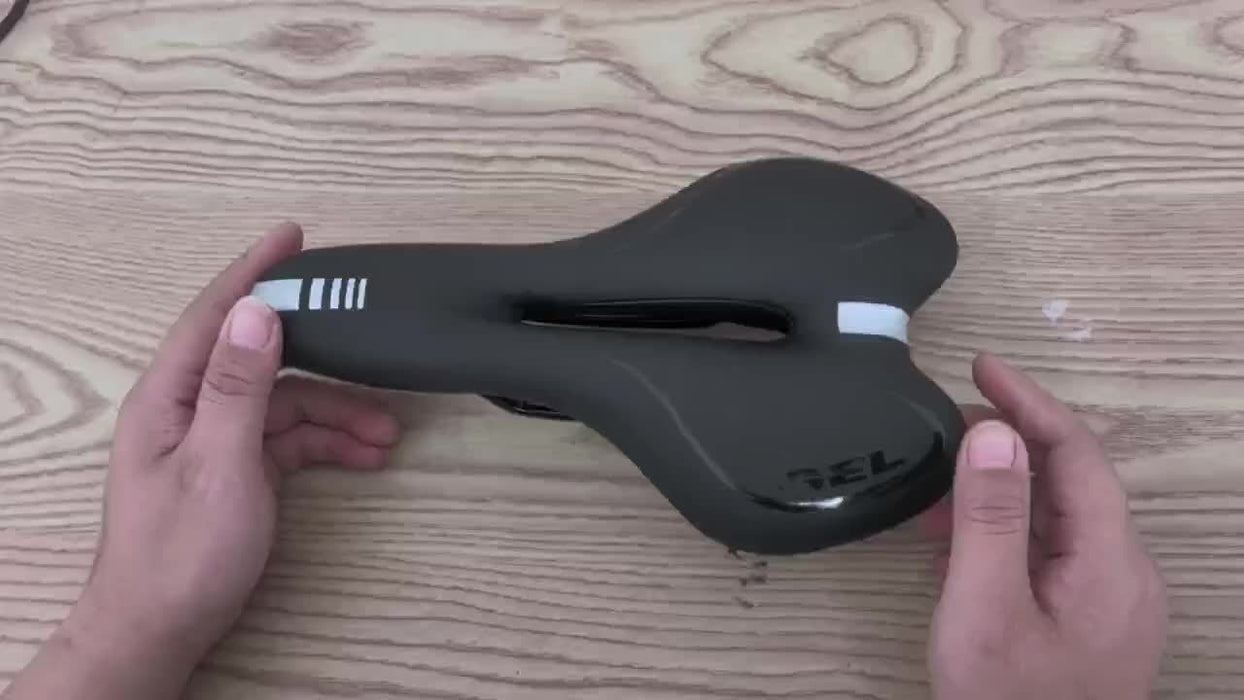 Mukava pyörän satula ergonomisella hengittävällä muotoilulla
