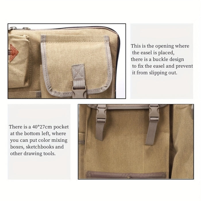 Canvas Tekentafel Rugzak – Praktisch, Duurzaam en Makkelijk Mee te Nemen