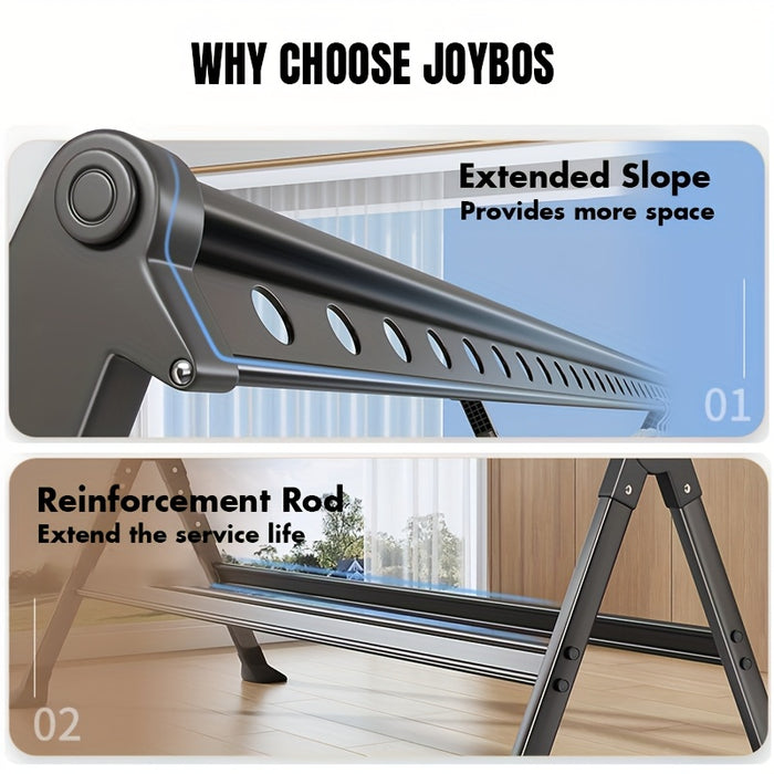 FlexiDry Kledingdroogrek – Opvouwbaar en Ruim met 36 Winddichte Gaten