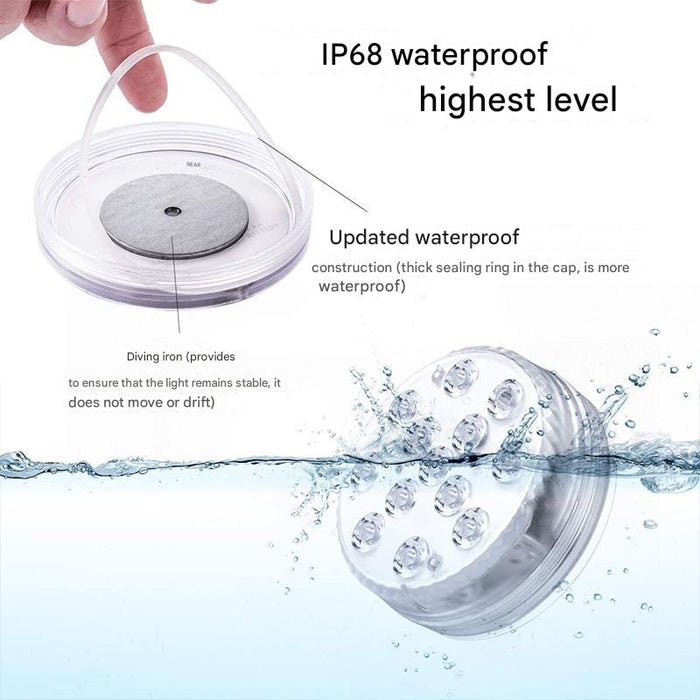 Onderwater LED Lamp – Kleurrijk en Volledig Waterdicht