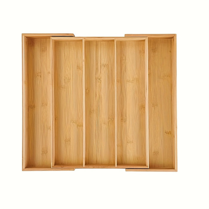 Organisateur de Couverts BambooExtend – Extensible et Ordonné