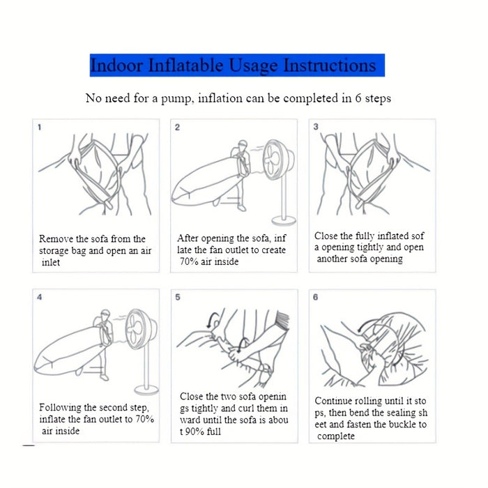 Opblaasbare Outdoor Bank – Comfort en Gemak voor Elke Avontuur