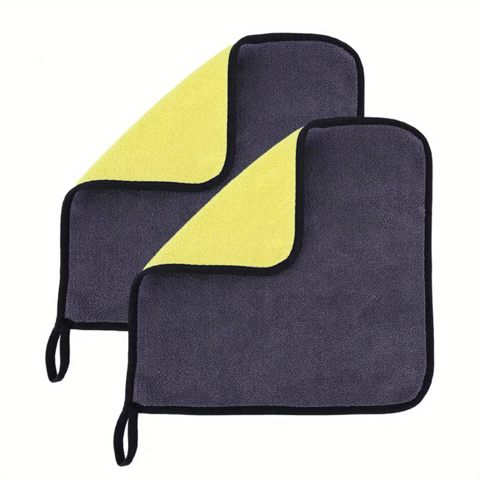 Dubbelzijdige Koraalvlies Autowashhanddoek – Zacht en Absorberend voor Glans