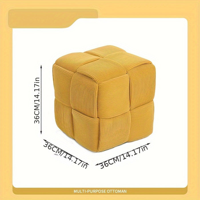 CordyCube Ottoman – Chic Design en Comfort in Één
