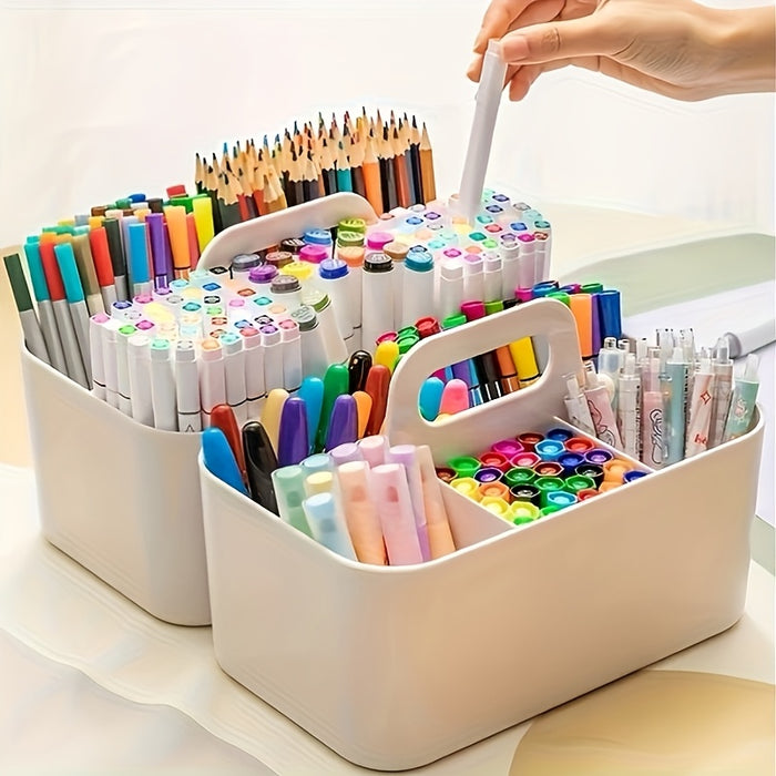 Organisateur de Bureau Multifonction avec Poignée – Design Ordonné et Pratique