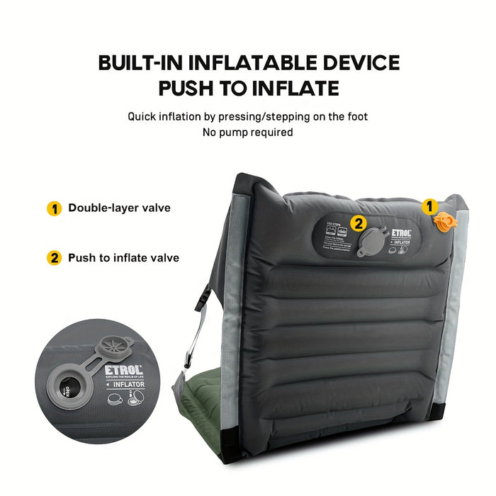 AirComfort Opblaasbare Stoel – Verstelbaar en Compact