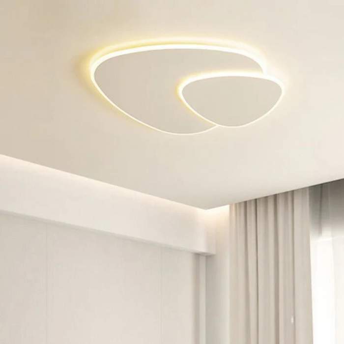 Minimalistinen LED-kattovalaisin orgaanisella ellipsimuodolla moderniin sisustukseen