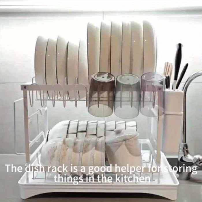 Verstelbare 2-laags Afwasteil – Duurzaam en Praktisch voor Elke Keuken