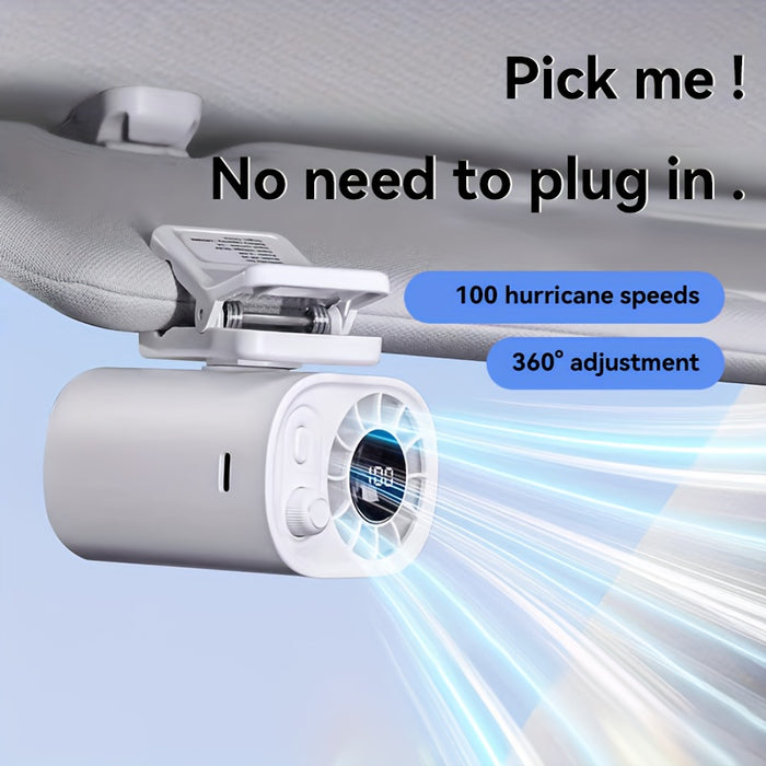 BreezeClip Mini Ventilator – Krachtige Koeling, Overal en Altijd