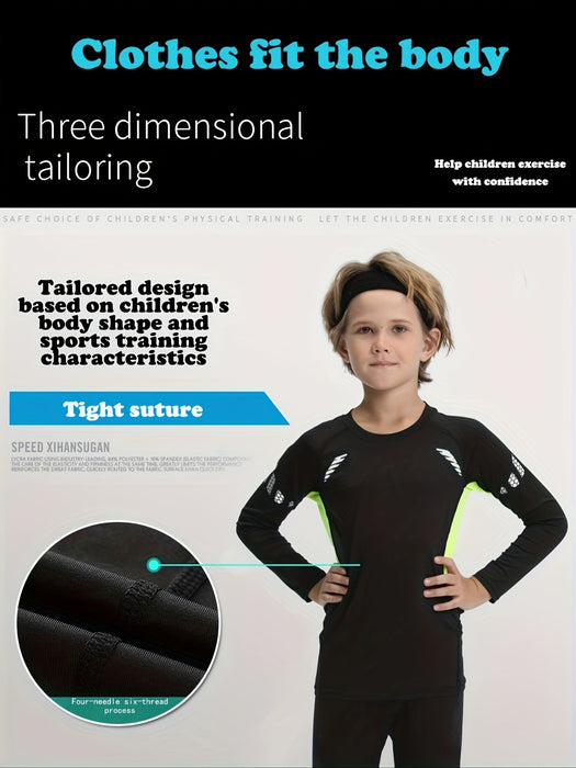 Active Motion termiskt sportset för pojkar – varmt, bekvämt och prestationsinriktat
