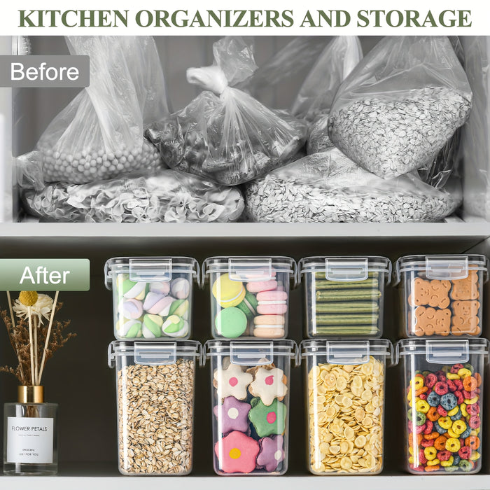 24-Delige Premium Keukenopbergset – Praktisch en Overzichtelijk