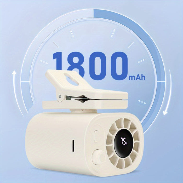 BreezeClip Mini Ventilator – Krachtige Koeling, Overal en Altijd