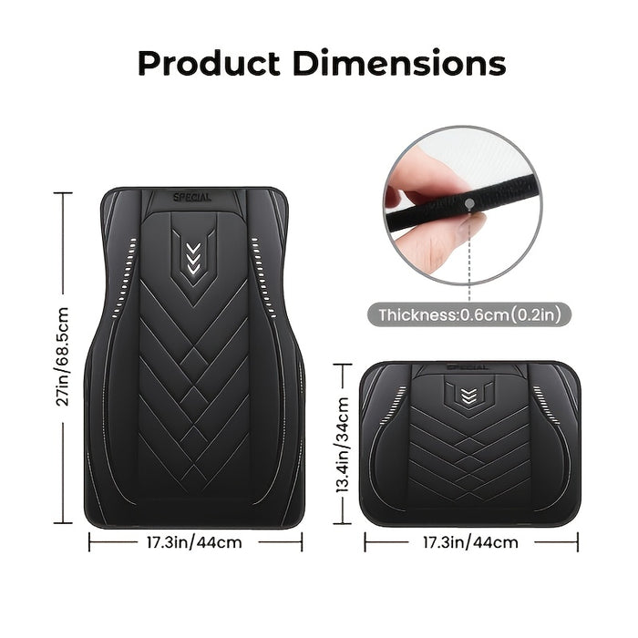 Universele Vloermatten voor Auto's – Antislip en Wasbaar voor Alle Seizoenen