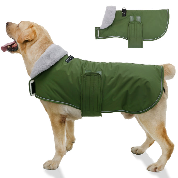 Manteau pour chien avec doublure chaude pour différentes races, usage hivernal