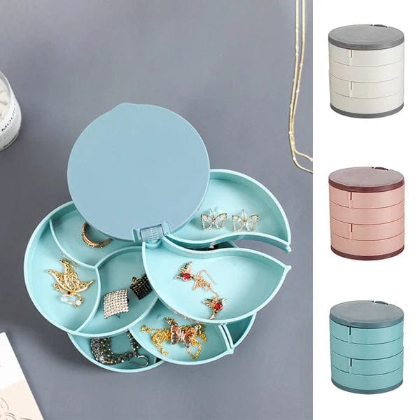 Draaibare Sieraden Opbergdoos ( 4 Lagen)