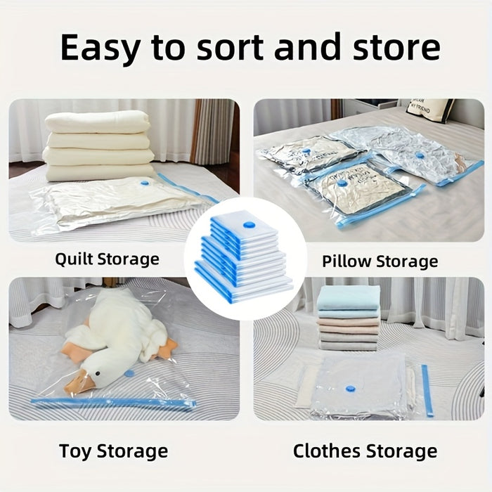 Set Extra Grote Vacuum Opbergsakken – Herbruikbaar, Waterdicht en Ruimtebesparend