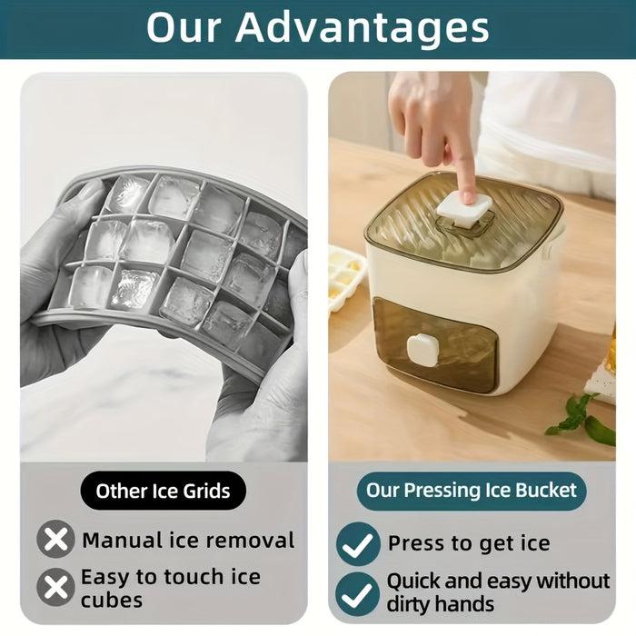 Draagbare IJsblokjesmaker – Makkelijk te Gebruiken en Snel Koelen