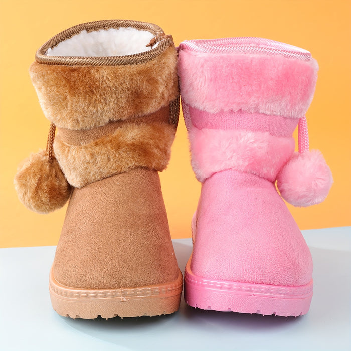 Schattige Pluche Boots voor Meisjes - Voor Warmte en Comfort