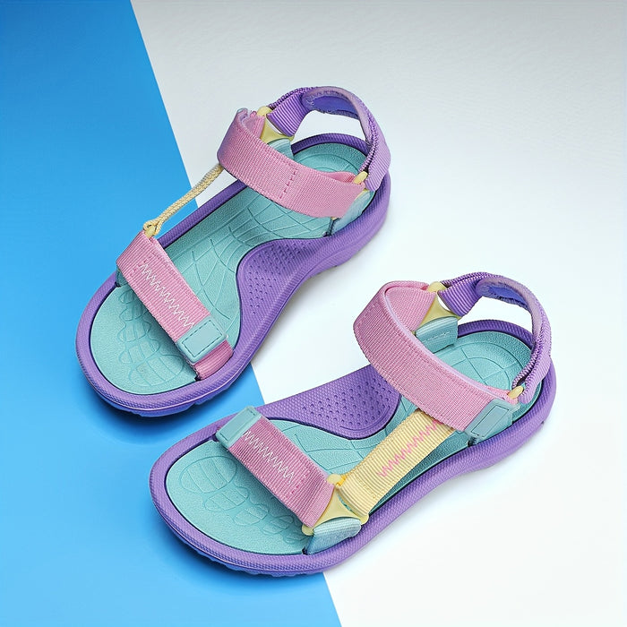 Comfortabele Kindersandalen voor Meisjes met Verstelbare Banden en Lichtgewicht Zool