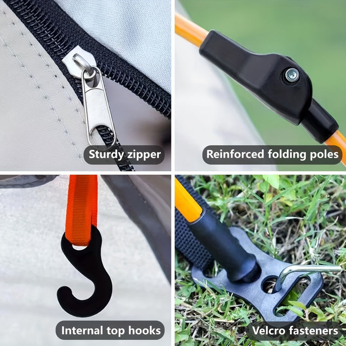 QuickCamp Opklapbare Tent – Comfort en Bescherming voor Elke Outdoor Trip