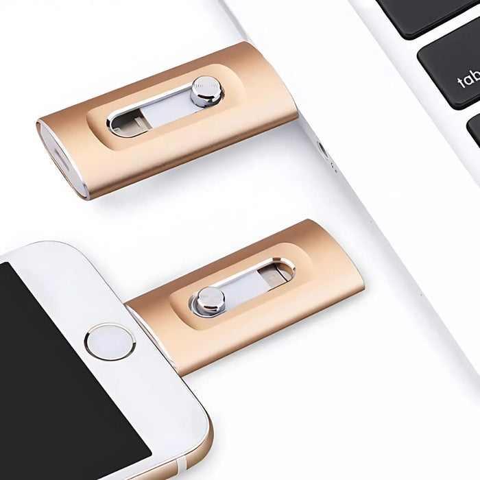 3-in-1 USB-muistitikku nopealla siirrolla ja laajalla yhteensopivuudella