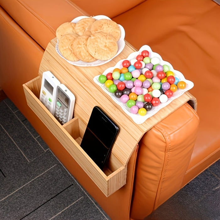 Naturale Armleuning Dienblad – Compact en Functioneel