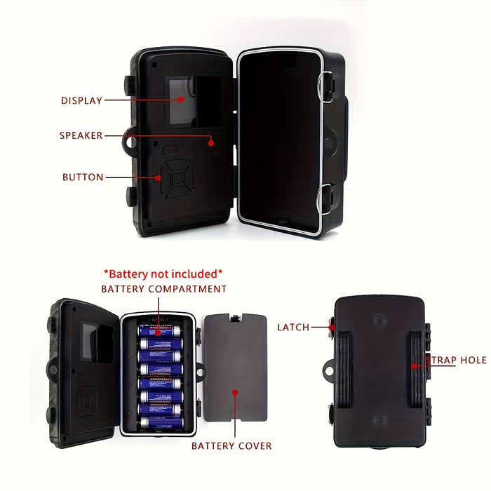 TrailGuard HD Jachtcamera – Duurzaam, Weerbestendig en Met Nachtzicht