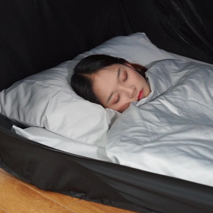 CozyNest Opvouwbaar Tentbed – Bescherming en Rust Binnen Handbereik