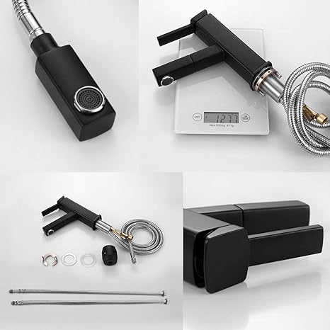 Luxe Badkamerkraan met Uittrekbare Handdouche – Stijlvol en Functioneel