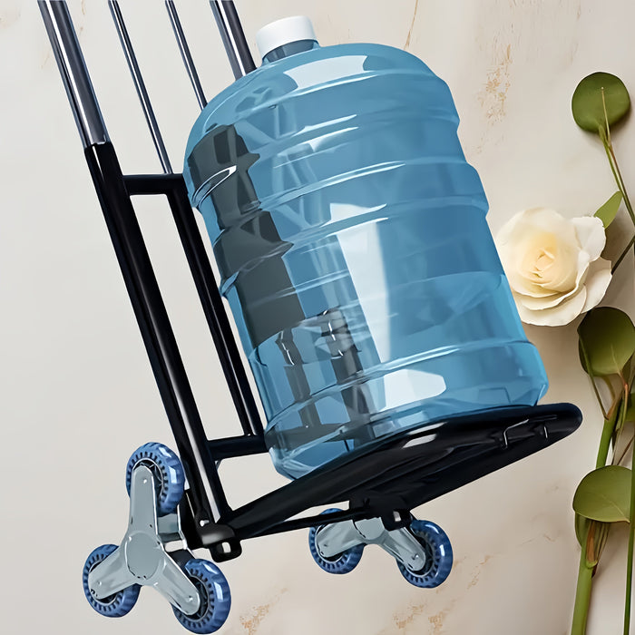 Zware Tri-Wheel Trapklimmende Handtruck – Draagbare Vouwdolly voor Zware Ladingen