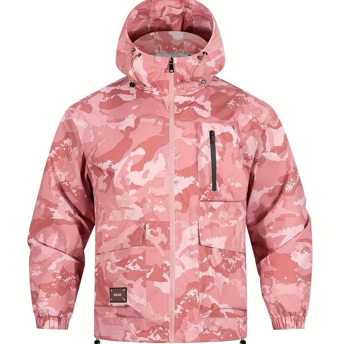 Heren jas met camouflagepatroon en capuchon – Casual en comfortabel